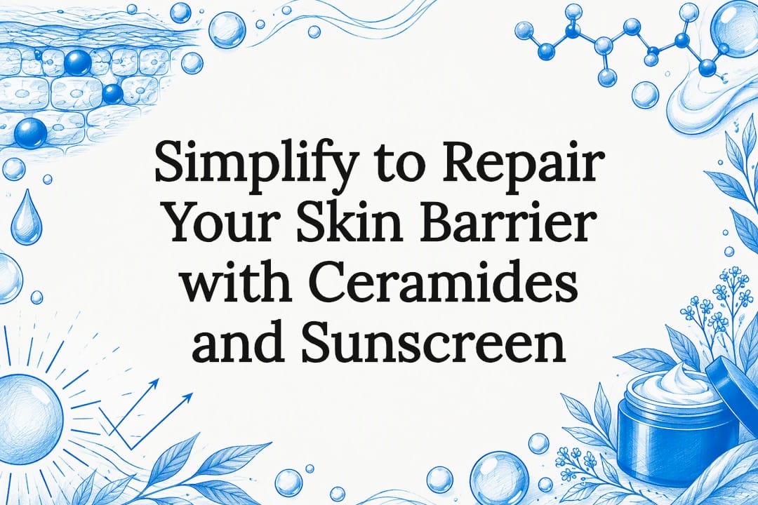 Decorative skin barrier repair title card