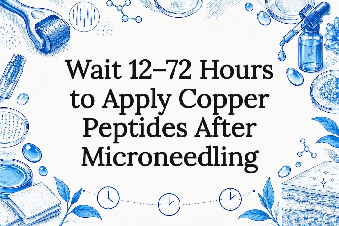 Decorative microneedling and copper peptide title card